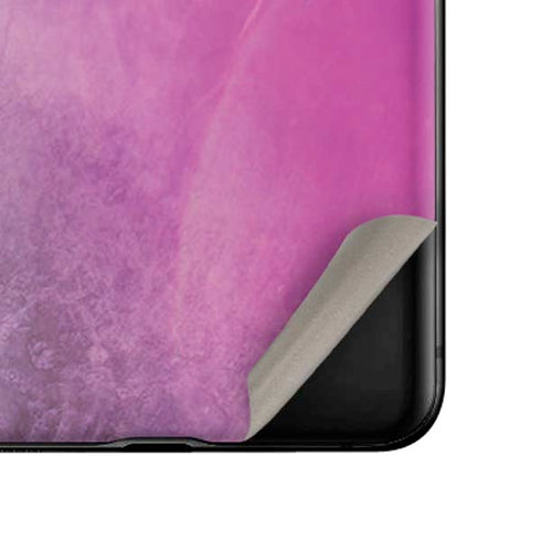 Purple Space Marble Galaxy Z Flip Skin