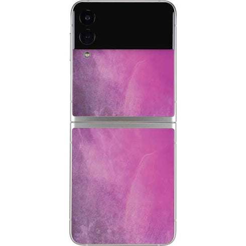 Purple Space Marble Galaxy Z Flip3 5G Skin