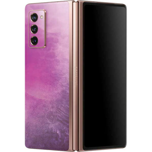 Purple Space Marble Galaxy Z Fold2 5G Skin