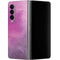 Purple Space Marble Galaxy Z Fold4 5G Skin