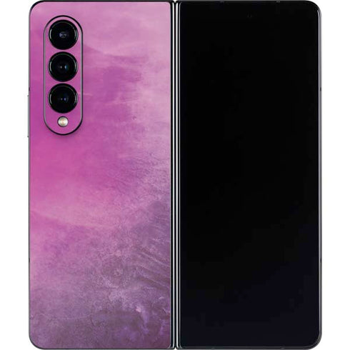 Purple Space Marble Galaxy Z Fold4 5G Skin