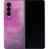 Purple Space Marble Galaxy Z Fold4 5G Skin
