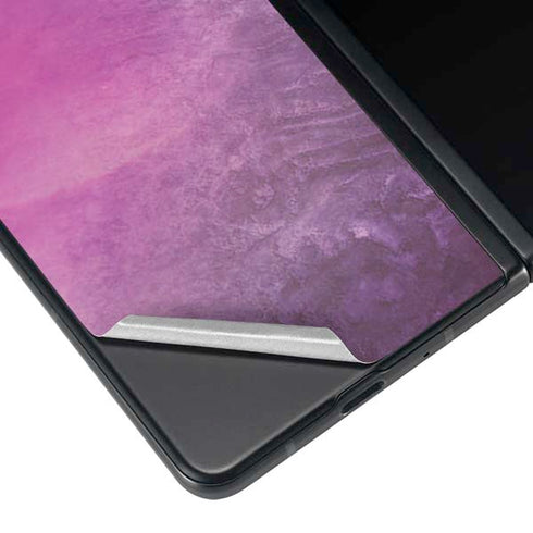 Purple Space Marble Galaxy Z Fold4 5G Skin
