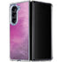 Purple Space Marble Galaxy Z Fold5 5G Clear Case