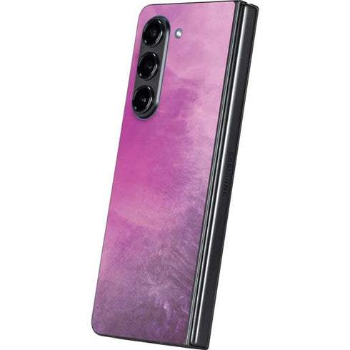 Purple Space Marble Galaxy Z Fold5 5G Skin