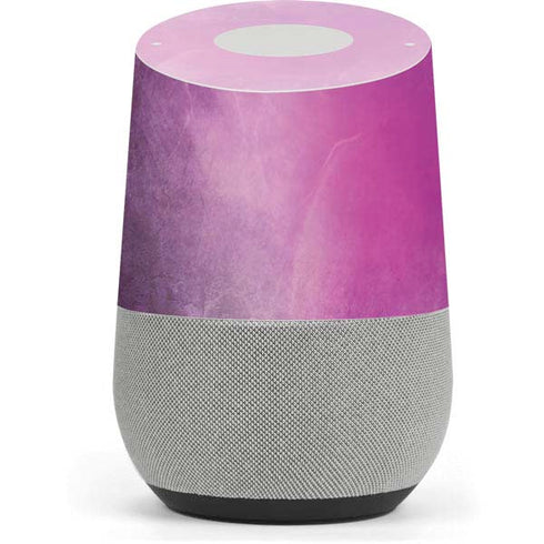 Purple Space Marble Google Home Skin