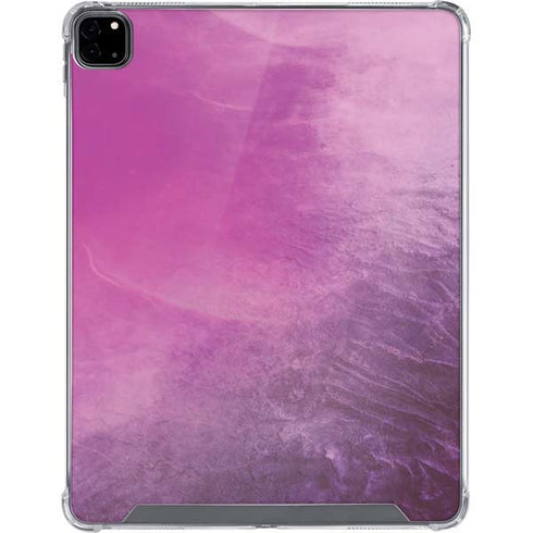 Purple Space Marble iPad Pro 12.9in (2020) Clear Case
