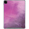 Purple Space Marble iPad Pro 12.9in (2020) Clear Case