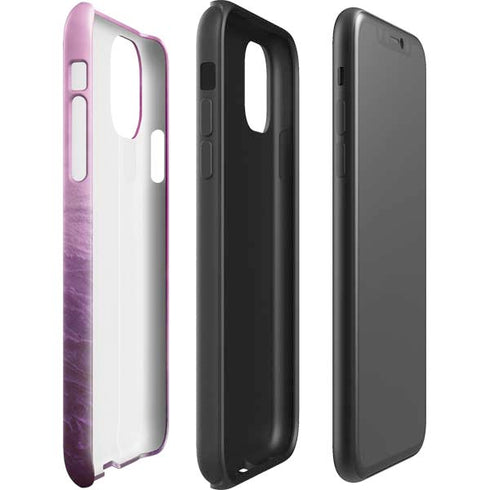 Purple Space Marble iPhone 11 Pro Max Impact Case