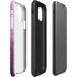 Purple Space Marble iPhone 11 Pro Max Impact Case