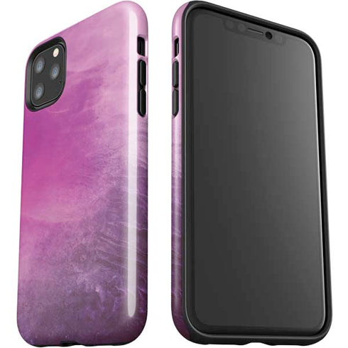 Purple Space Marble iPhone 11 Pro Max Impact Case