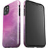 Purple Space Marble iPhone 11 Pro Max Impact Case