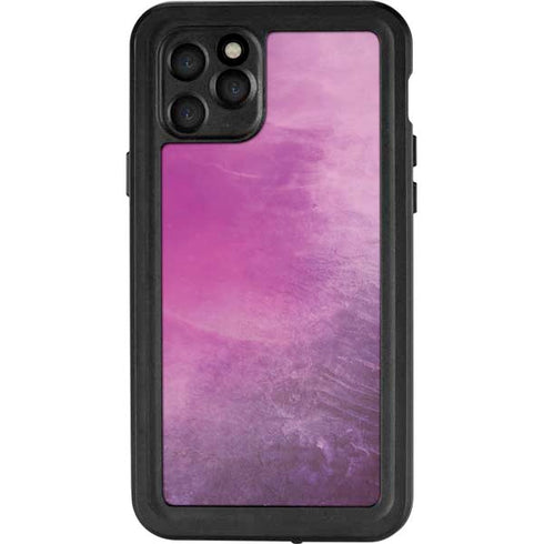 Purple Space Marble iPhone 11 Pro Waterproof Case