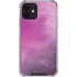 Purple Space Marble iPhone 12 Clear Case
