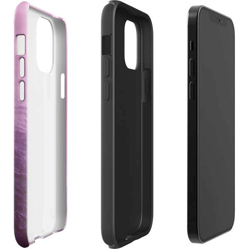 Purple Space Marble iPhone 12 Impact Case