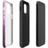 Purple Space Marble iPhone 12 Impact Case