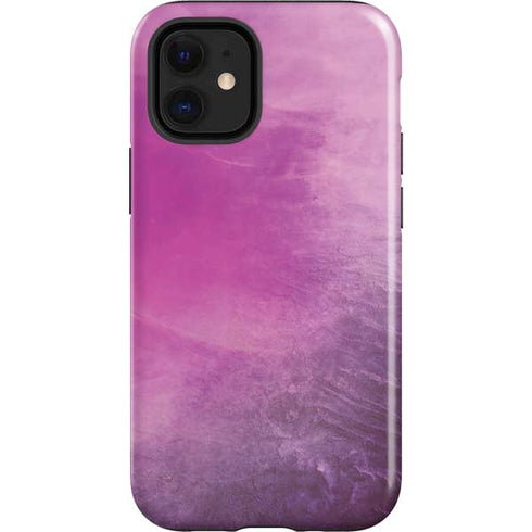 Purple Space Marble iPhone 12 Mini Impact Case