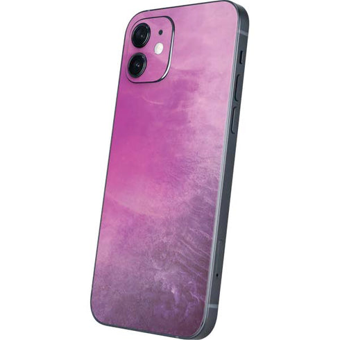 Purple Space Marble iPhone 12 Mini Skin