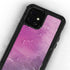 Purple Space Marble iPhone 12 Mini Waterproof Case
