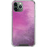 Purple Space Marble iPhone 12 Pro Clear Case