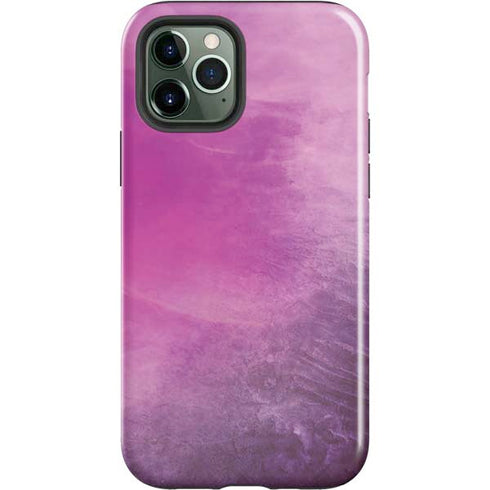 Purple Space Marble iPhone 12 Pro Impact Case
