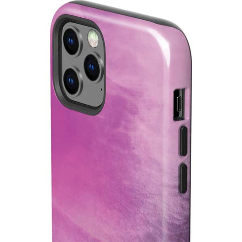 Purple Space Marble iPhone 12 Pro Impact Case