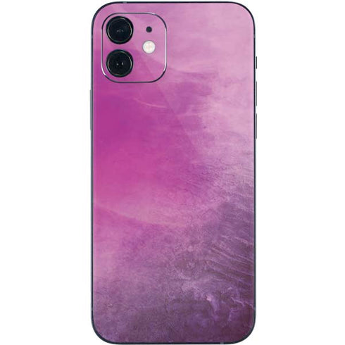 Purple Space Marble iPhone 12 Skin