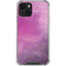 Purple Space Marble iPhone 13 Mini Clear Case