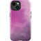 Purple Space Marble iPhone 14 Plus Impact Case