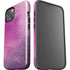 Purple Space Marble iPhone 14 Plus Impact Case