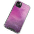 Purple Space Marble iPhone 14 Plus Clear Case