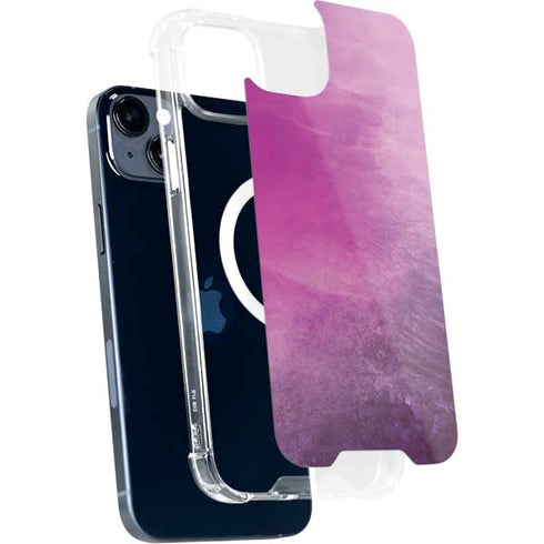 Purple Space Marble iPhone 15 Plus MagSafe Case