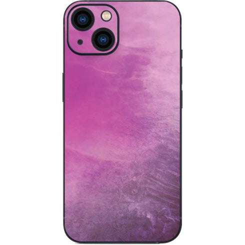 Purple Space Marble iPhone 15 Plus Skin