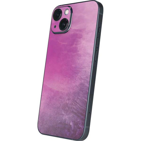 Purple Space Marble iPhone 15 Plus Skin