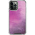 Purple Space Marble iPhone 14 Pro Max Clear Case