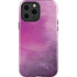 Purple Space Marble iPhone 14 Pro Max Impact Case
