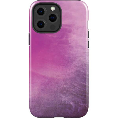 Purple Space Marble iPhone 15 Pro Max Impact Case