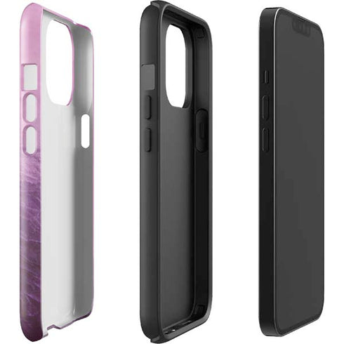 Purple Space Marble iPhone 15 Pro Max Impact Case