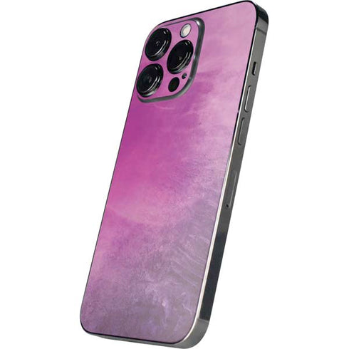 Purple Space Marble iPhone 14 Pro Skin