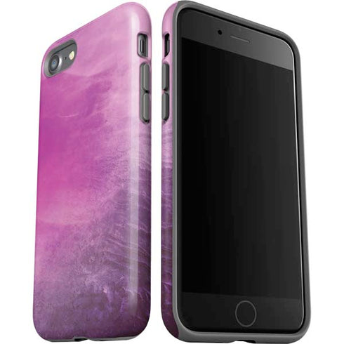 Purple Space Marble iPhone SE (2nd & 3rd Gen) Pro Case