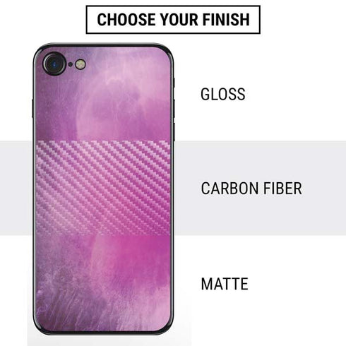 Purple Space Marble iPhone SE (2nd & 3rd Gen) Skin