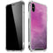 Purple Space Marble iPhone XS Max Clear Case