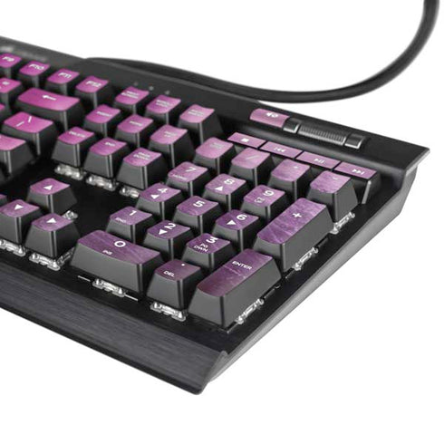 Purple Space Marble K95 RGB PLATINUM Mechanical Gaming Keyboard Skin