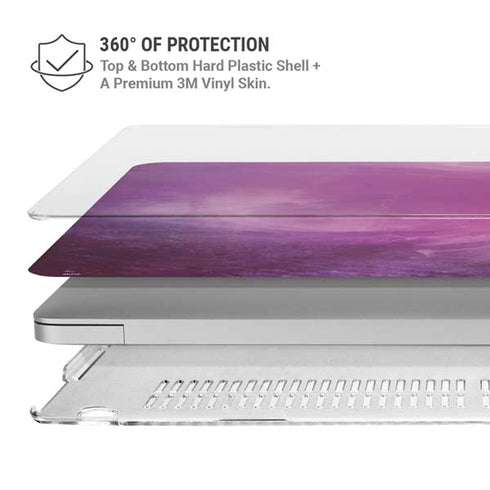 Purple Space Marble MacBook Air 13in M1 (2021) Case plus Skin