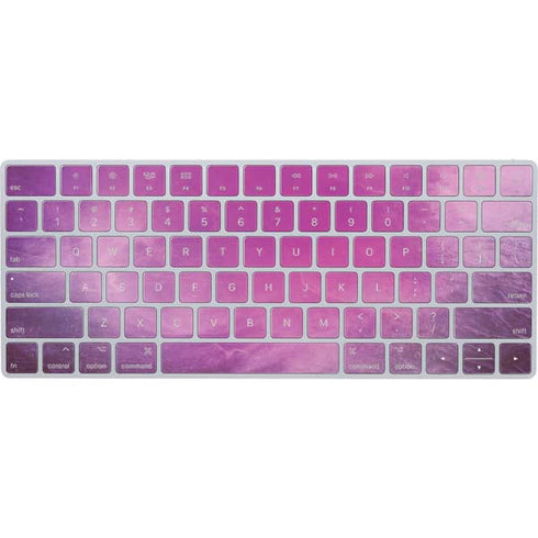 Purple Space Marble Magic Keyboard Skin
