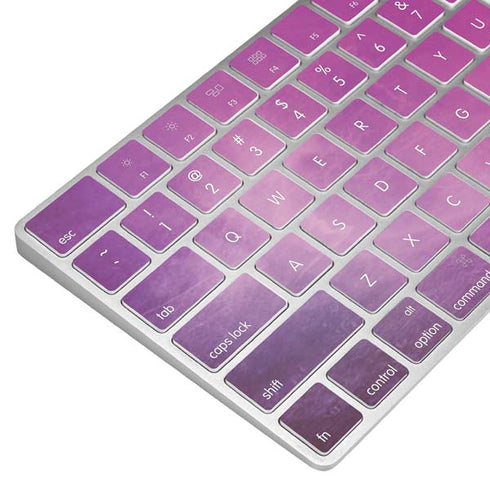 Purple Space Marble Magic Keyboard Skin