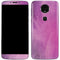 Purple Space Marble Moto E5 Plus Skin
