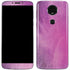 Purple Space Marble Moto E5 Plus Skin