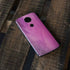 Purple Space Marble Moto E5 Plus Skin