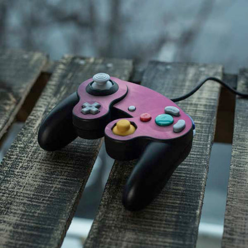 Purple Space Marble Nintendo GameCube Controller Skin